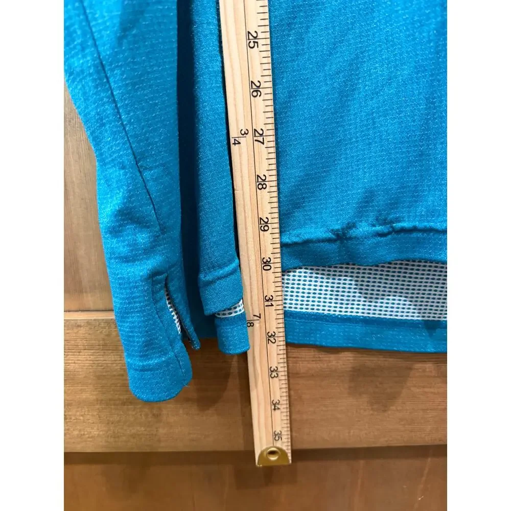 Adidas Mens 2XL Golf‎ Polo Shirt Teal Blue Textured Short Sleeve Athletic